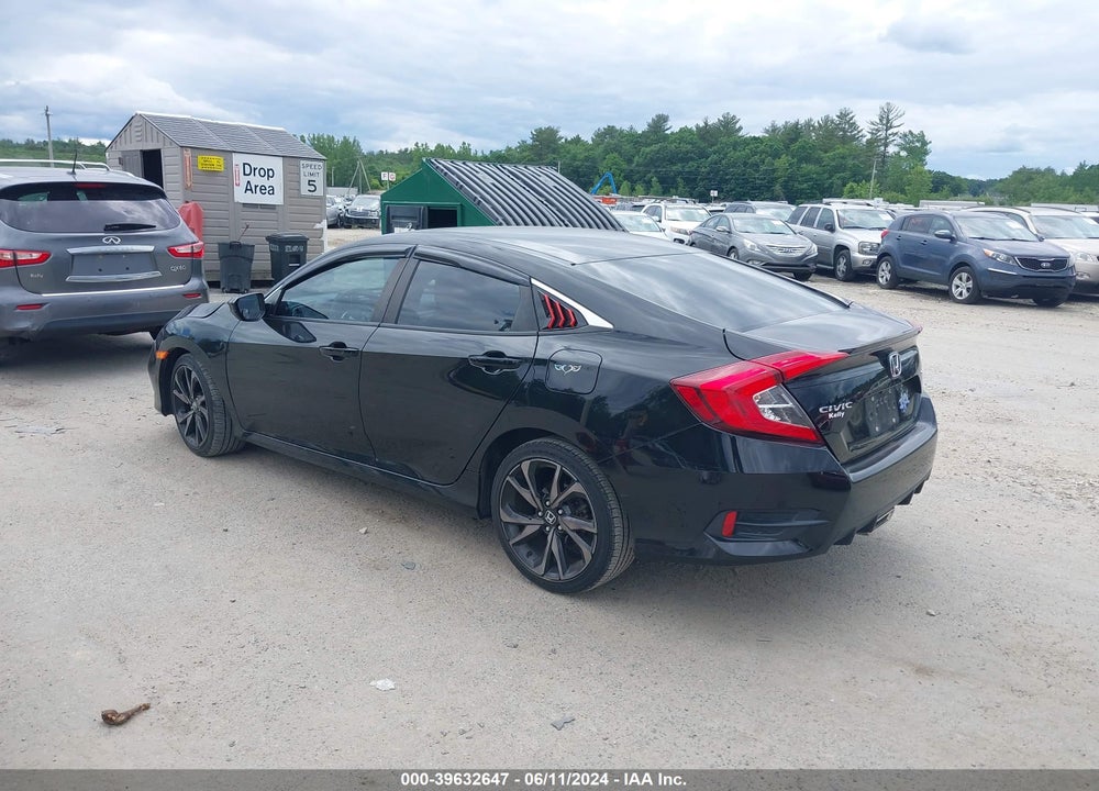 2019 HONDA CIVIC SPORT VIN: 2HGFC2F87KH580745