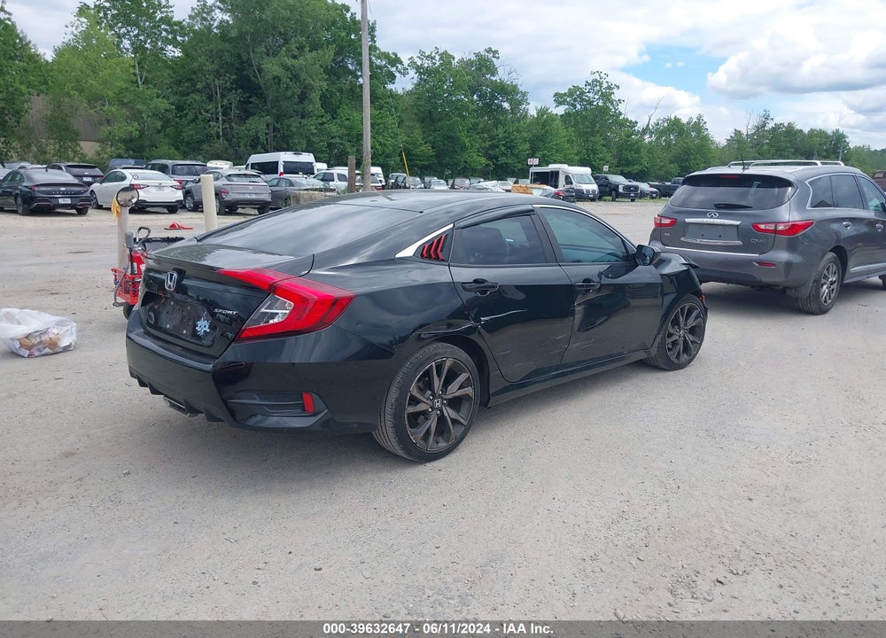 2019 HONDA CIVIC SPORT VIN: 2HGFC2F87KH580745