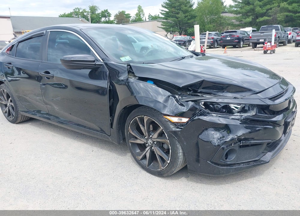 2019 HONDA CIVIC SPORT VIN: 2HGFC2F87KH580745