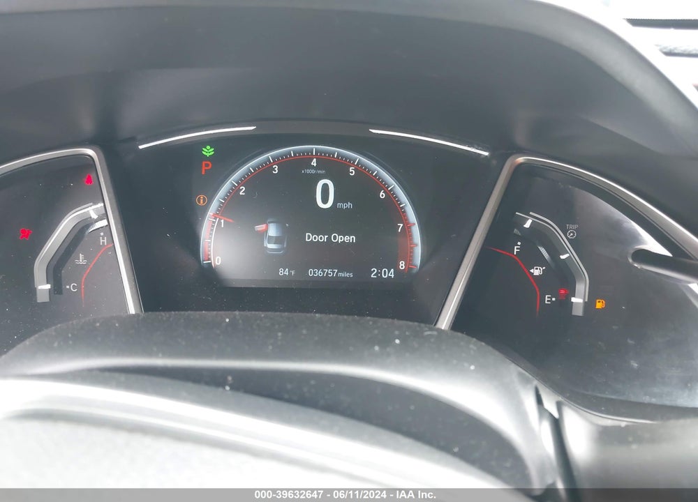 2019 HONDA CIVIC SPORT VIN: 2HGFC2F87KH580745