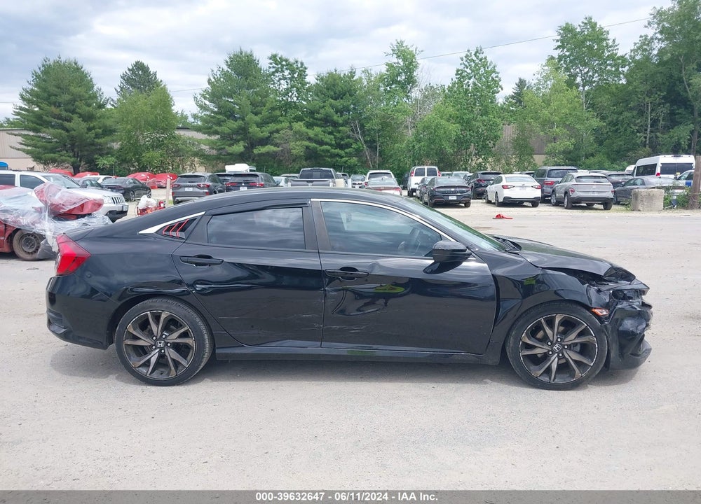 2019 HONDA CIVIC SPORT VIN: 2HGFC2F87KH580745