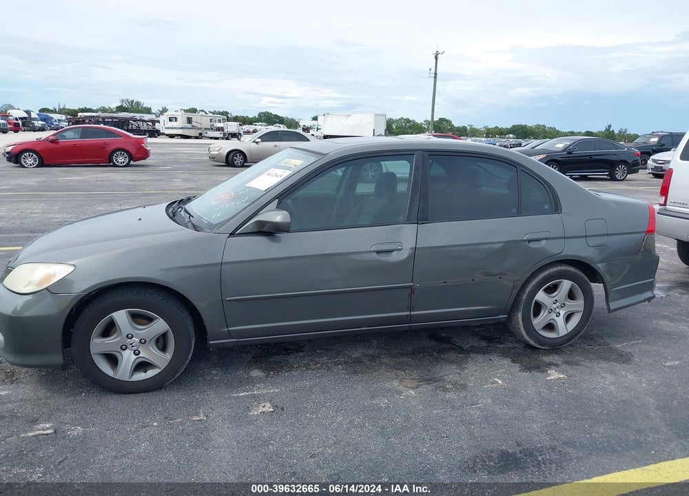 2005 HONDA CIVIC EX VIN: 2HGES26825H598864