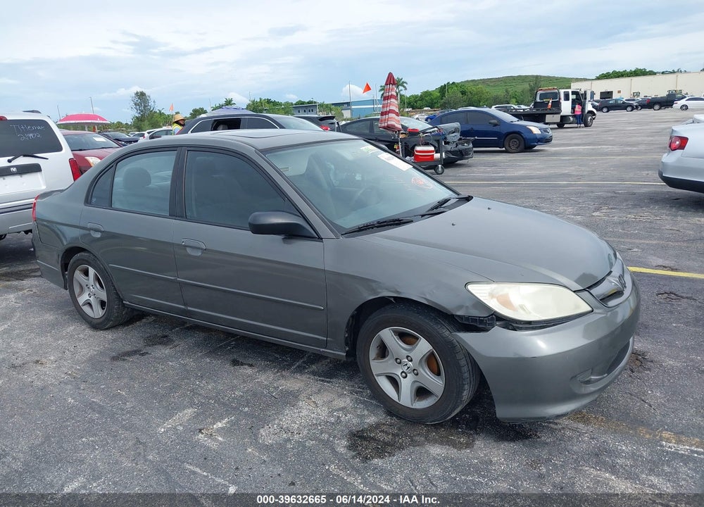 2005 HONDA CIVIC EX VIN: 2HGES26825H598864