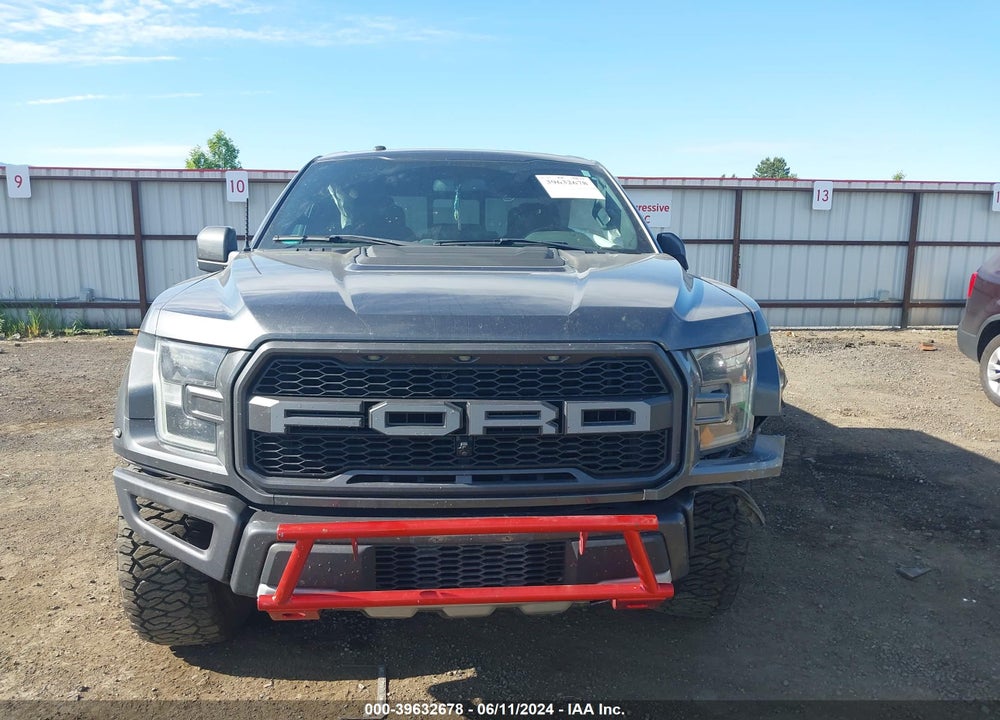 2017 FORD F-150 RAPTOR VIN: 1FTFW1RG8HFA87072