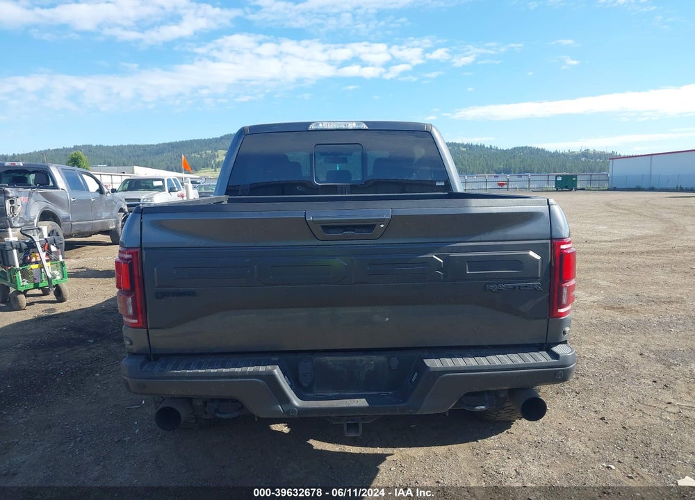 2017 FORD F-150 RAPTOR VIN: 1FTFW1RG8HFA87072