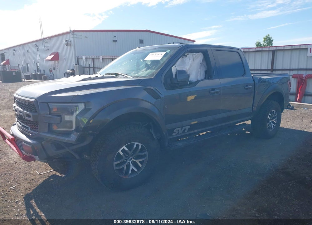 2017 FORD F-150 RAPTOR VIN: 1FTFW1RG8HFA87072
