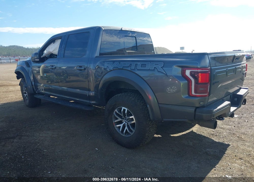 2017 FORD F-150 RAPTOR VIN: 1FTFW1RG8HFA87072