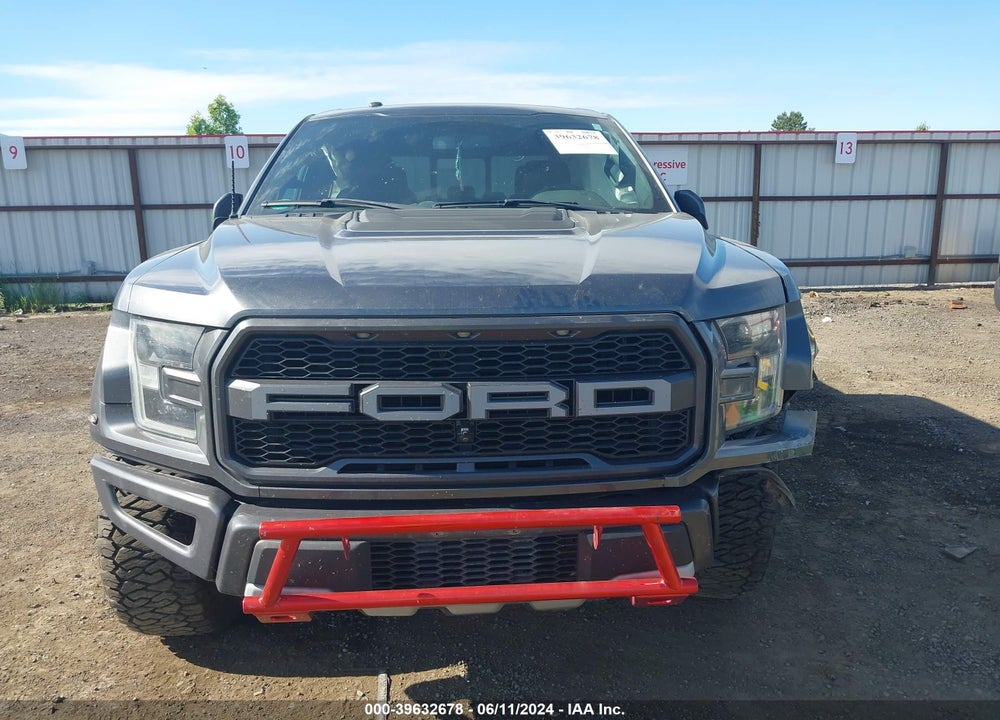 2017 FORD F-150 RAPTOR VIN: 1FTFW1RG8HFA87072