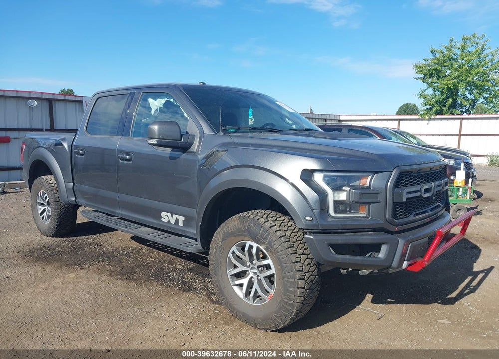 2017 FORD F-150 RAPTOR VIN: 1FTFW1RG8HFA87072