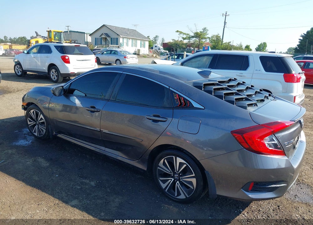 2018 HONDA CIVIC EX-L VIN: JHMFC1F79JX028124