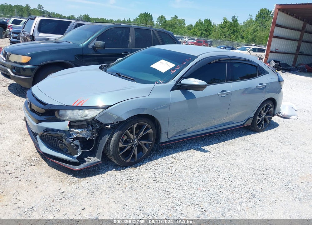 2017 HONDA CIVIC SPORT VIN: SHHFK7H45HU211615