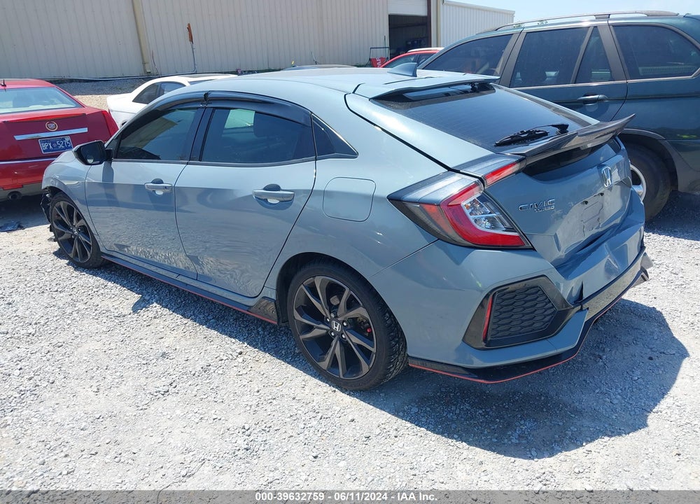 2017 HONDA CIVIC SPORT VIN: SHHFK7H45HU211615