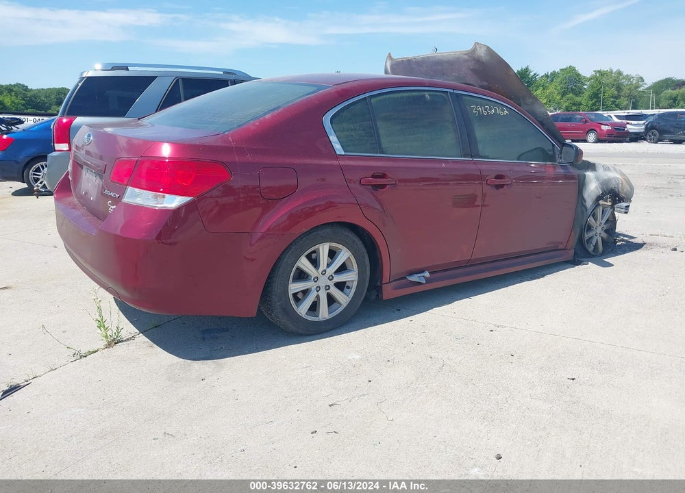 2012 SUBARU LEGACY 2.5I VIN: 4S3BMCA69C3016797