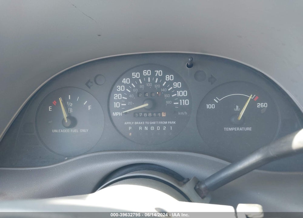 1997 CHEVROLET LUMINA POLICE VIN: 2G1WL52M3V9145215