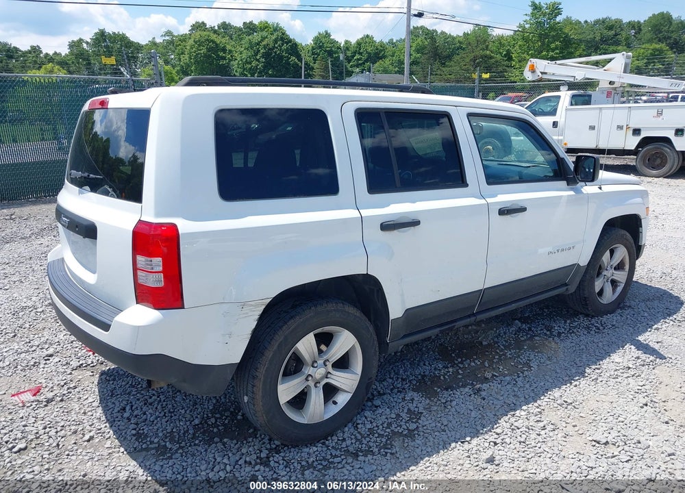 2017 JEEP PATRIOT SPORT 4X4 VIN: 1C4NJRBB8HD127802
