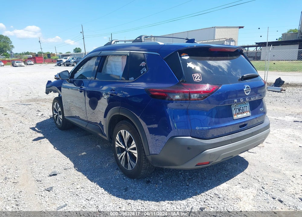 2021 NISSAN ROGUE SV FWD VIN: 5N1AT3BA9MC792233
