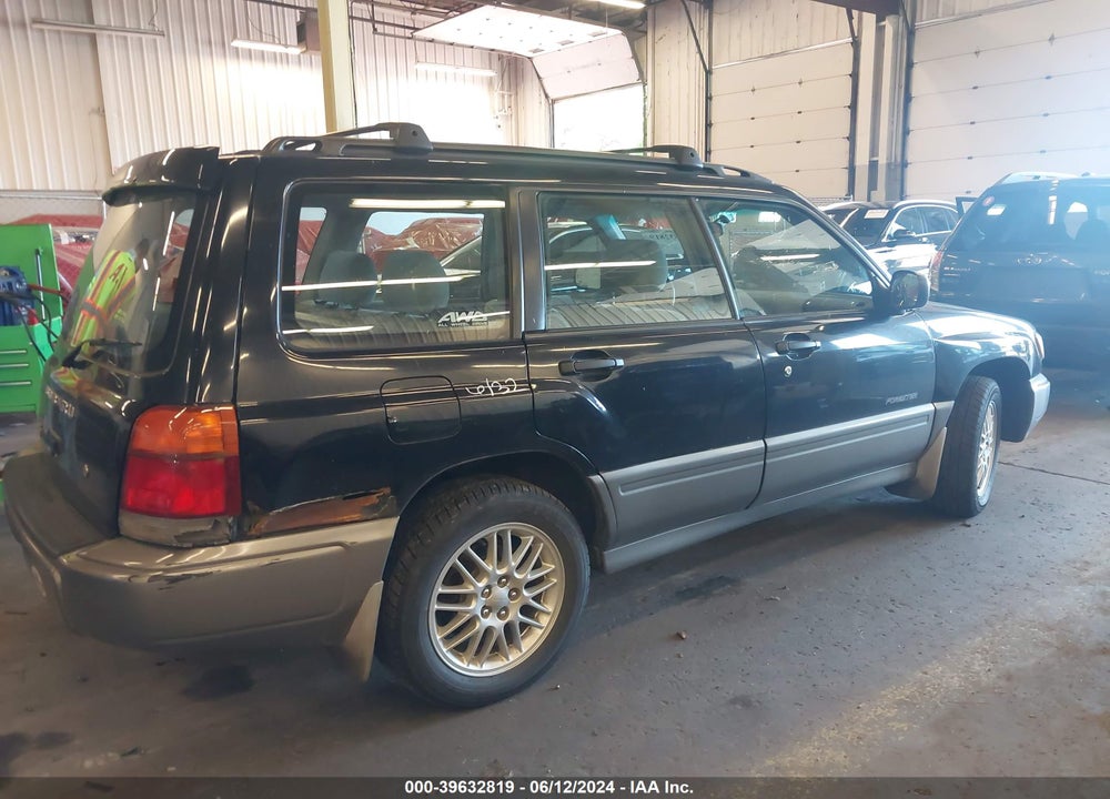 1999 SUBARU FORESTER S VIN: JF1SF6559XG737901
