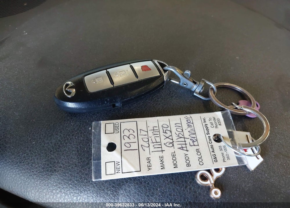 2017 INFINITI QX50 VIN: JN1BJ0RRXHM404695