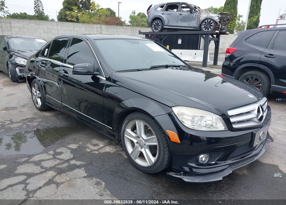 2010 MERCEDES-BENZ C 300 LUXURY/SPORT VIN: WDDGF5EB9AR121553