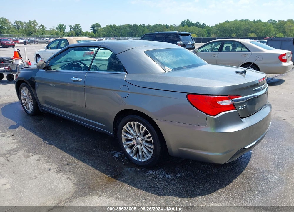 2011 CHRYSLER 200 LIMITED VIN: 1C3BC7EG8BN605067