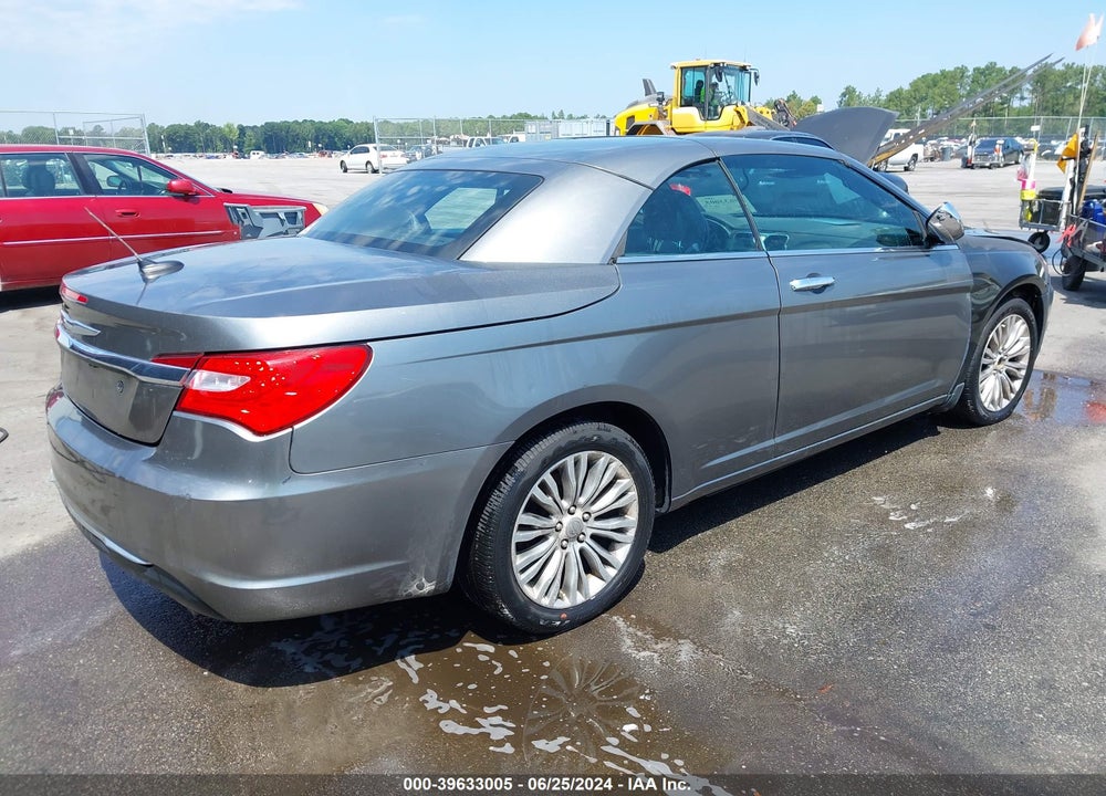 2011 CHRYSLER 200 LIMITED VIN: 1C3BC7EG8BN605067