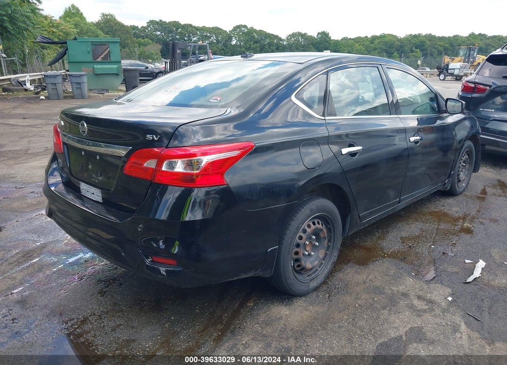 2017 NISSAN SENTRA SV VIN: 3N1AB7AP4HY316850