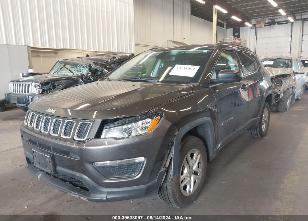 2018 JEEP COMPASS SPORT 4X4 VIN: 3C4NJDAB0JT457860