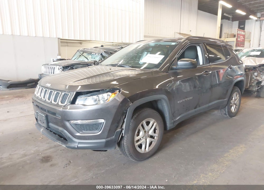 2018 JEEP COMPASS SPORT 4X4 VIN: 3C4NJDAB0JT457860