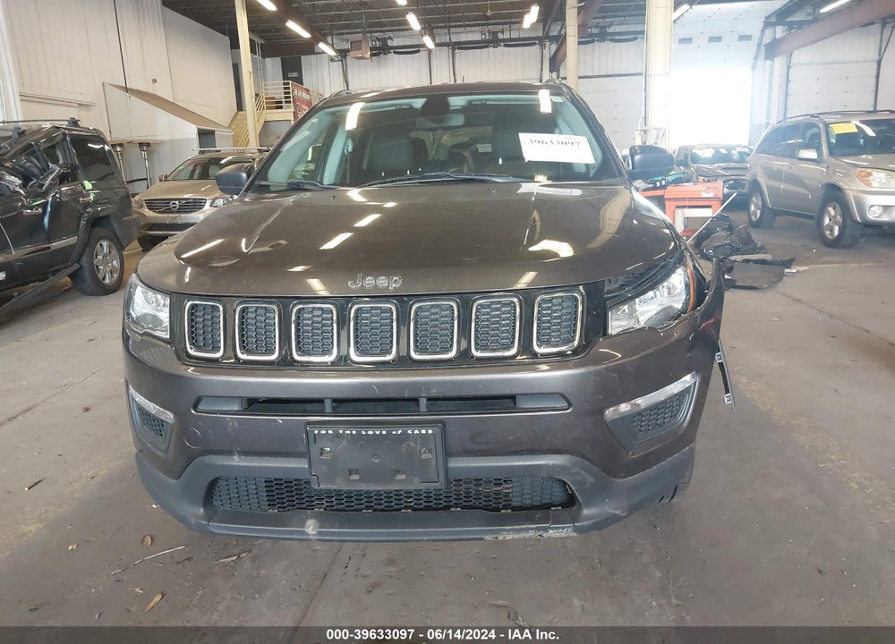 2018 JEEP COMPASS SPORT 4X4 VIN: 3C4NJDAB0JT457860