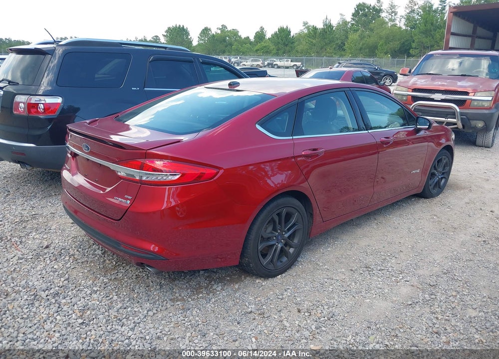2018 FORD FUSION HYBRID SE VIN: 3FA6P0LU0JR241178