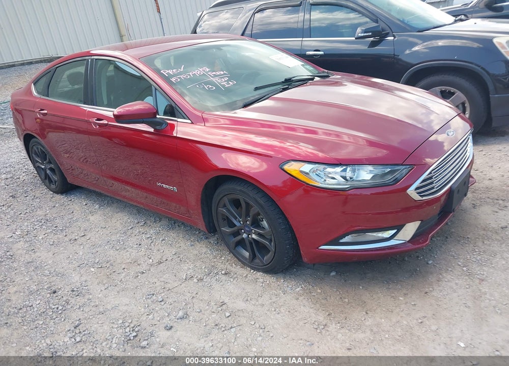 2018 FORD FUSION HYBRID SE VIN: 3FA6P0LU0JR241178