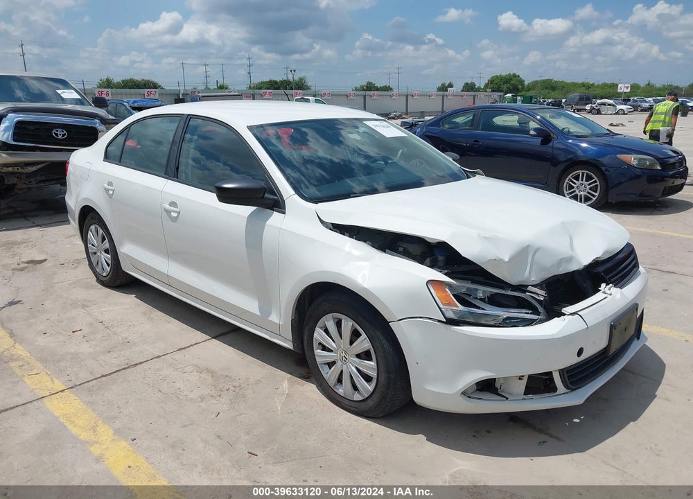 2013 VOLKSWAGEN JETTA 2.0L S VIN: 3VW2K7AJ0DM258988
