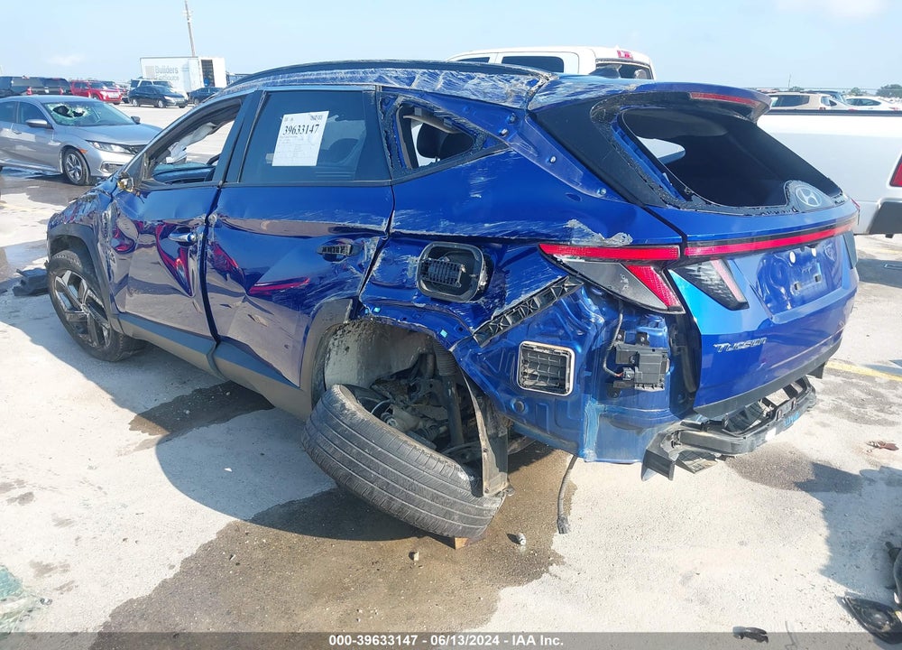 2022 HYUNDAI TUCSON LIMITED VIN: 5NMJECAEXNH121725