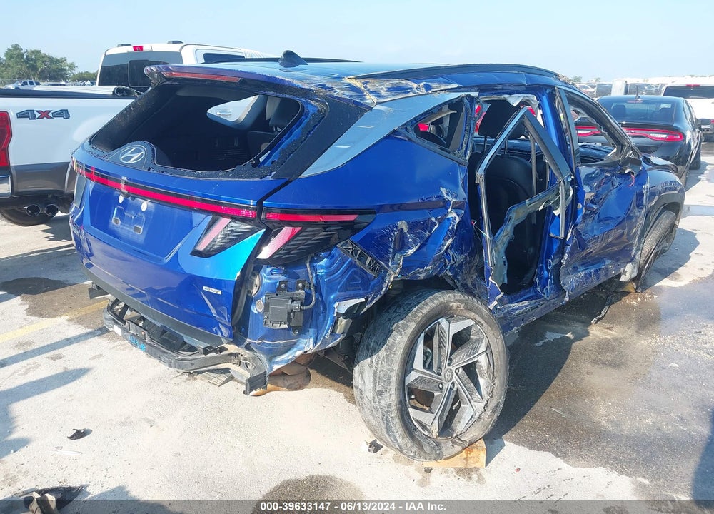 2022 HYUNDAI TUCSON LIMITED VIN: 5NMJECAEXNH121725
