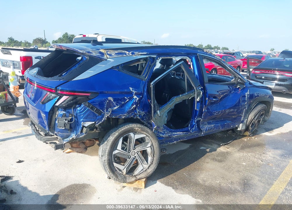 2022 HYUNDAI TUCSON LIMITED VIN: 5NMJECAEXNH121725