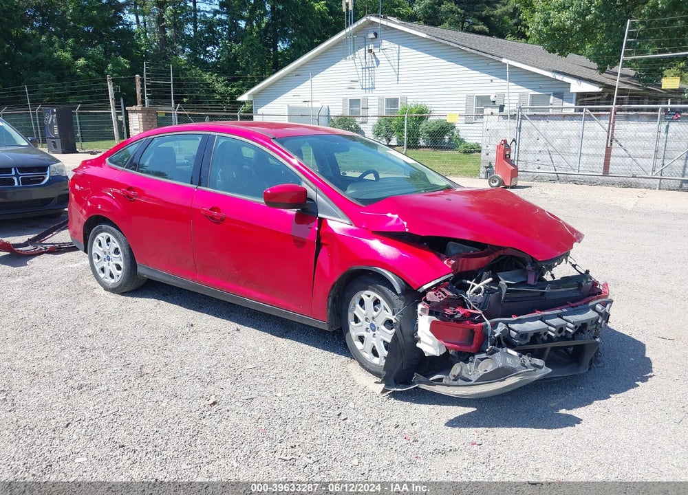 2012 FORD FOCUS SE VIN: 1FAHP3F26CL255785