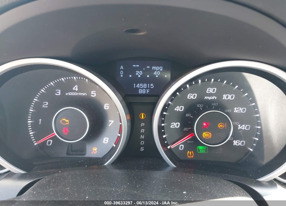 2012 ACURA TL 3.5 VIN: 19UUA8F51CA031564