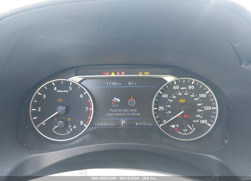 2019 NISSAN ALTIMA 2.5 SR VIN: 1N4BL4CV0KC163611