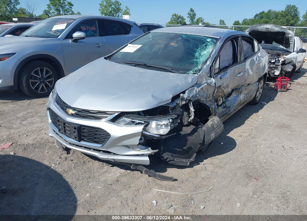 2017 CHEVROLET CRUZE LS AUTO VIN: 3G1BC5SM2HS554876
