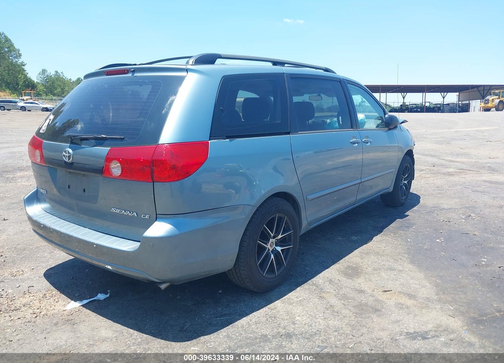 2008 TOYOTA SIENNA CE VIN: 5TDZK23C78S112855