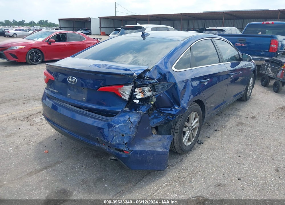 2015 HYUNDAI SONATA SE VIN: 5NPE24AF8FH148998