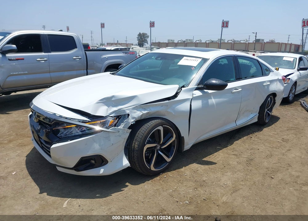 2022 HONDA ACCORD SPORT 2.0T VIN: 1HGCV2F37NA018543