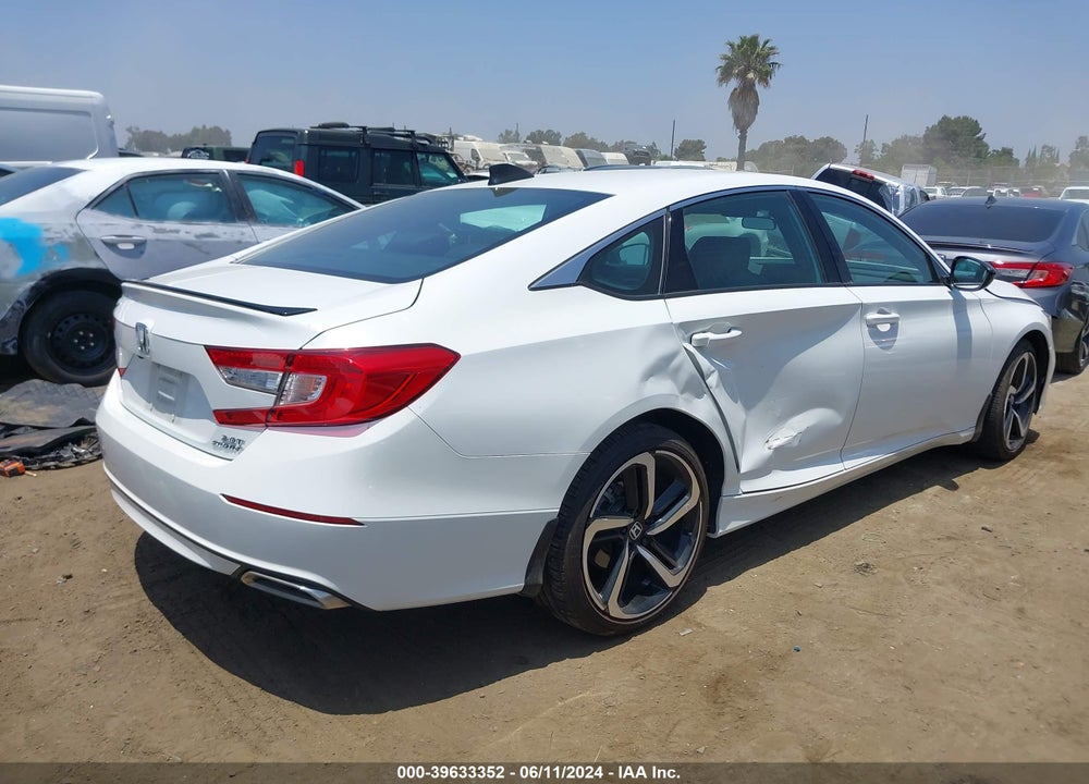 2022 HONDA ACCORD SPORT 2.0T VIN: 1HGCV2F37NA018543