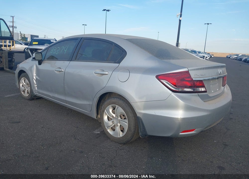2013 HONDA CIVIC LX VIN: 19XFB2F53DE094052