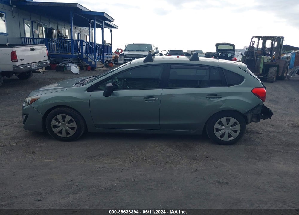 2016 SUBARU IMPREZA 2.0I VIN: JF1GPAA69GH318929