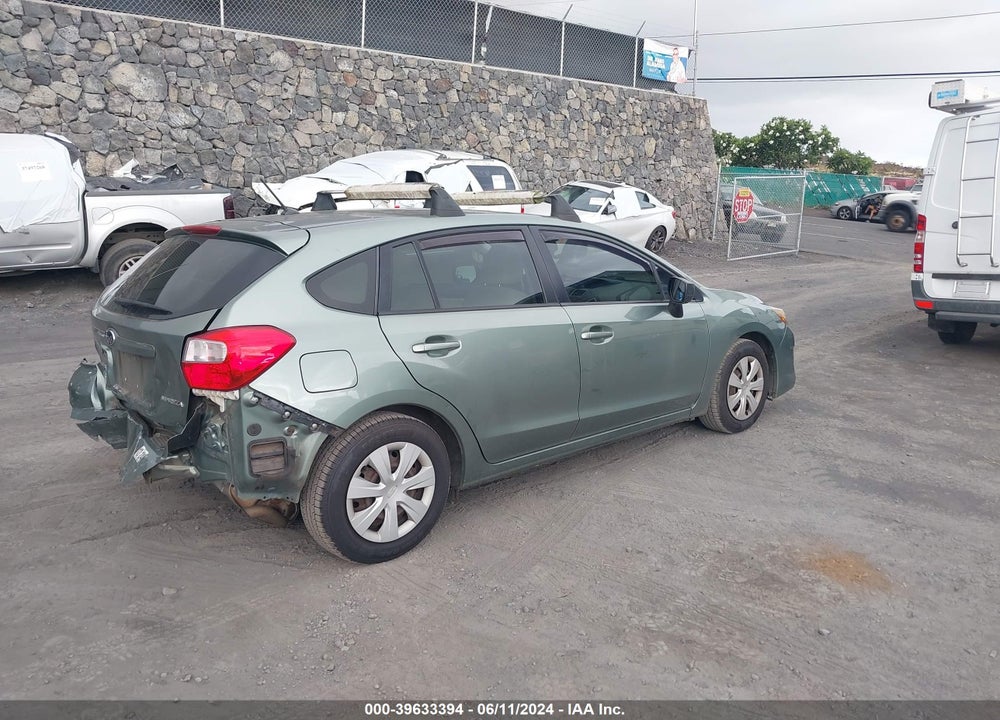 2016 SUBARU IMPREZA 2.0I VIN: JF1GPAA69GH318929