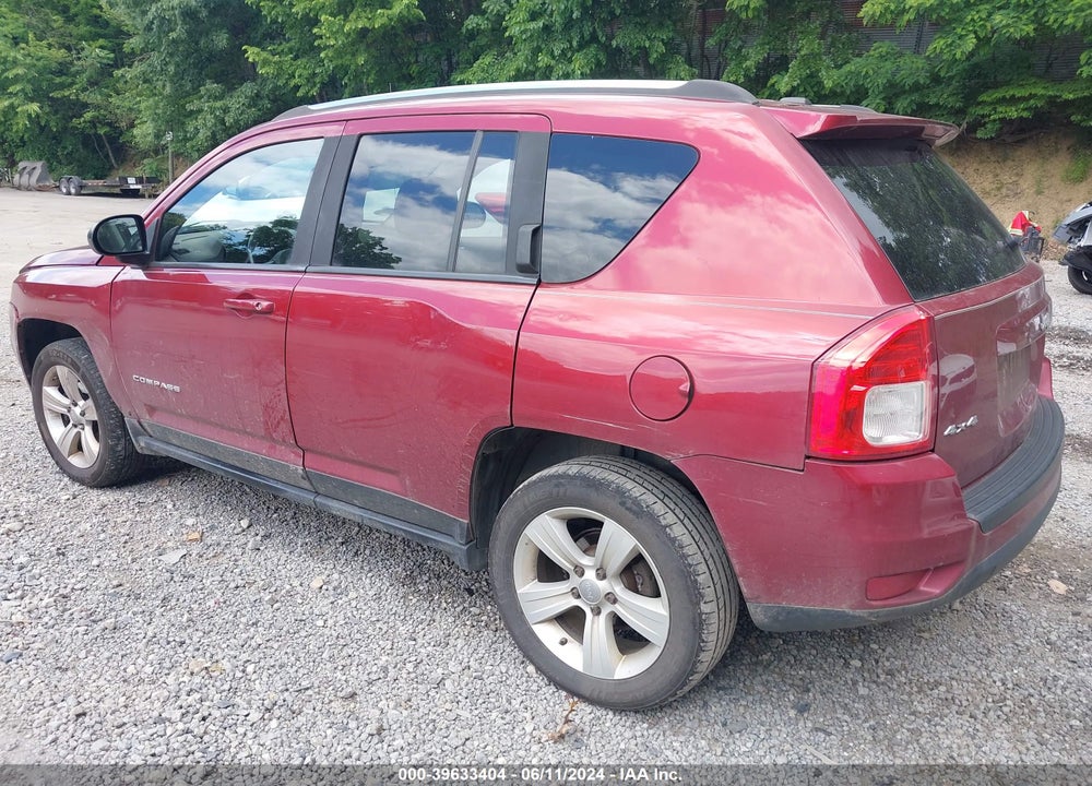 2012 JEEP COMPASS LATITUDE VIN: 1C4NJDEB0CD622065