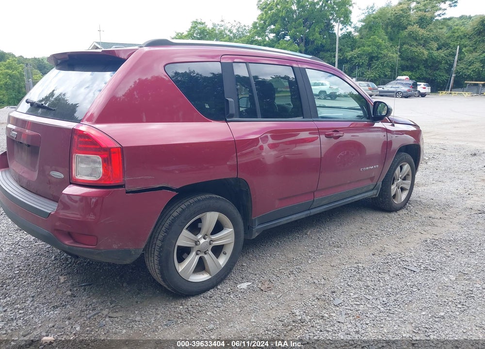 2012 JEEP COMPASS LATITUDE VIN: 1C4NJDEB0CD622065