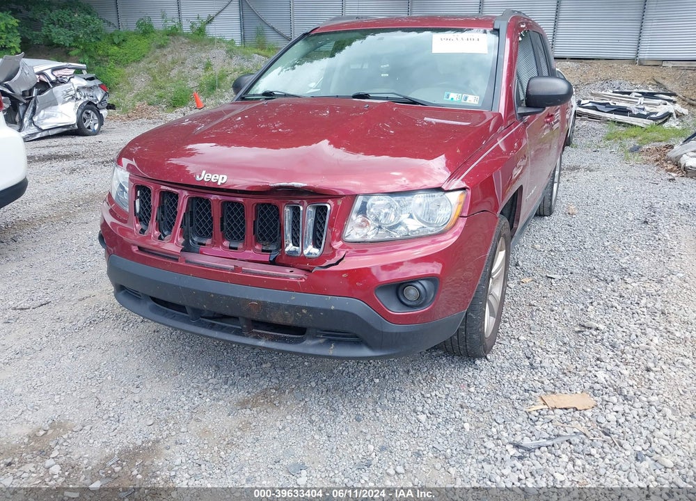 2012 JEEP COMPASS LATITUDE VIN: 1C4NJDEB0CD622065