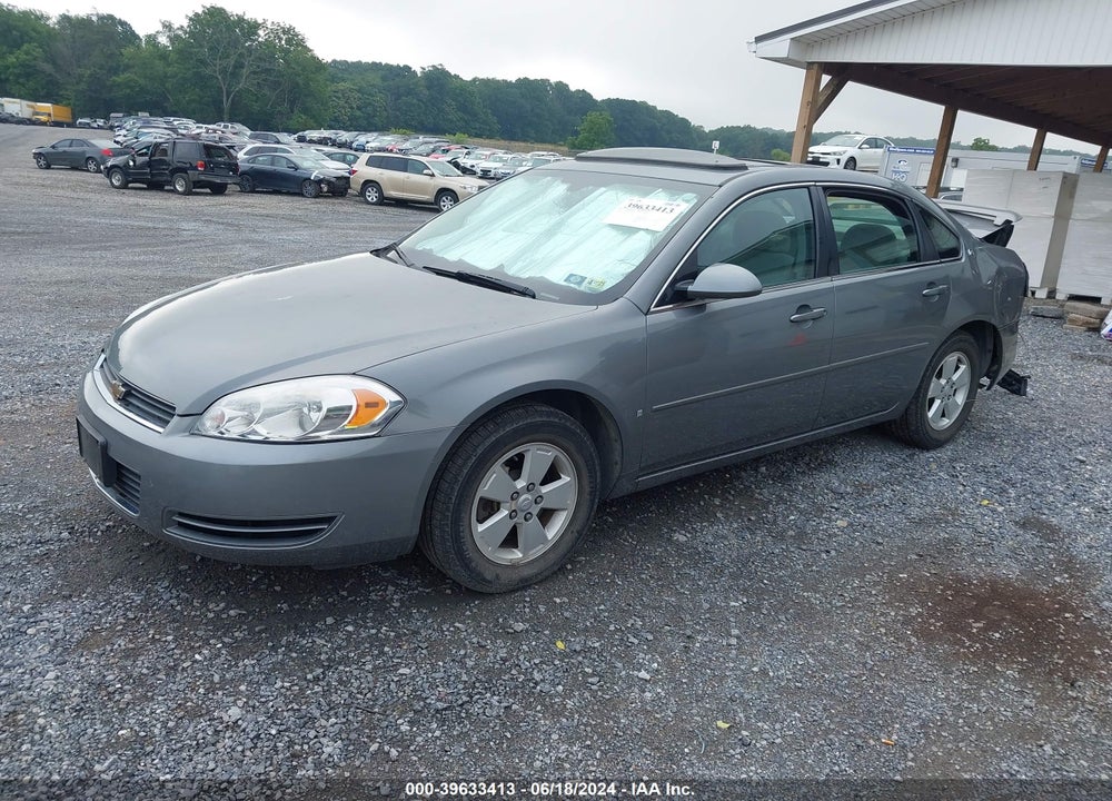 2008 CHEVROLET IMPALA LT VIN: 2G1WT58K989209428